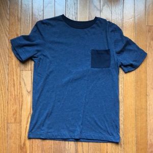 Youth size large blue short sleeve shirt